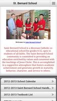 Saint Bernard School Edline Affiche