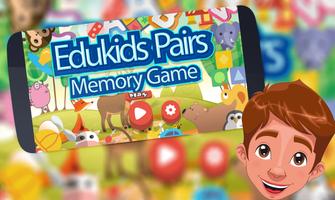 Edukids Pairs Memory Game Cartaz