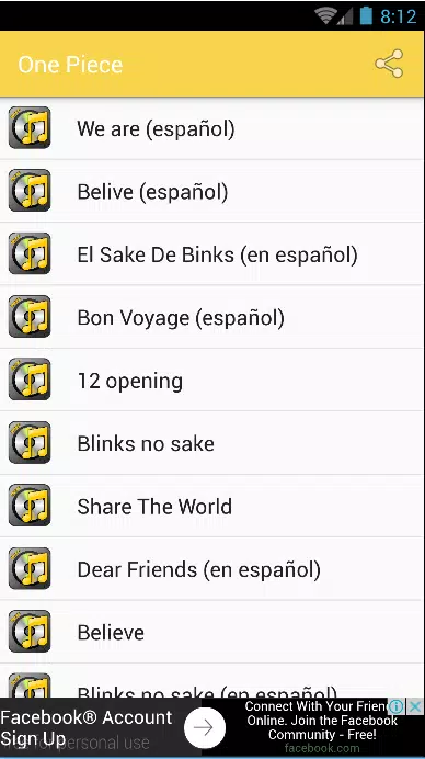 Songs and Lyrics - One Piece APK for Android Download