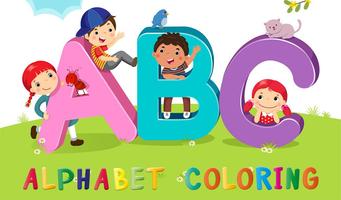 Learn Alphabet Coloring Book screenshot 3