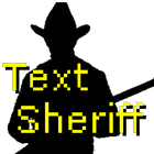 Text Sheriff ícone