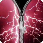 electric fake zipper lock icon