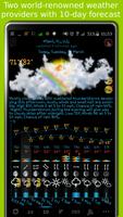 eWeather HD -  氣，空氣質量，晴雨表，地震，潮汐，地磁風暴，天氣警報 截图 2