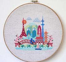 DIY Embroidery Patterns Affiche