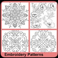 Embroidery Patterns Affiche
