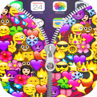 Emojis Zipper Lock Screen icône