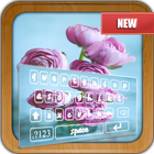 Emoticon keyboard Theme Flowers ไอคอน