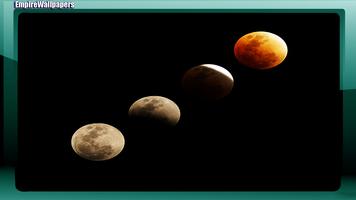 Moon Eclipse Wallpaper اسکرین شاٹ 1