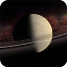 Saturn Planet Live Wallpaper icône