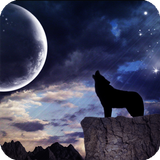 Icona Wolf Moon Live Wallpaper
