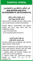 Tuhfatul Atfal + Terjemahannya Ekran Görüntüsü 3