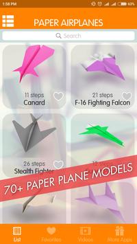 Cool Paper Airplanes Folding Poster Cool Paper Airplanes Folding Poster