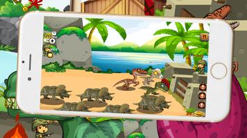 برنامه‌نما Dino Defends king 3 – Dinosaur T rex Hunter Games عکس از صفحه