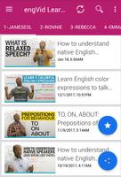 engVid: Learn English. Speak, Grammar, Vocabulary poster