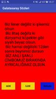 Galatasaray Sözleri स्क्रीनशॉट 1