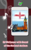 England Flag Live Wallpaper 3D capture d'écran 1