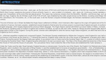 History of England screenshot 1