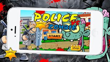 police vs zombies booth free 2 poster