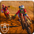 Dirt Bike Motorcycle Enduro Motocross Lock Screen أيقونة