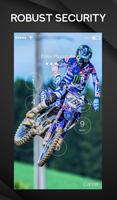 Dirt Bike Motorcycle Enduro Motocross Lock Screen تصوير الشاشة 1