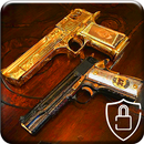 Gold Guns Luxury Weapons Gorgeous Hype Lock Screen APK