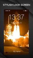 Space Shuttle Spaceship Spacecraft Lock Screen Affiche