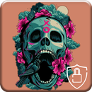 Skull Cute Skeleton Minimalist Tumblr Lock Screen APK