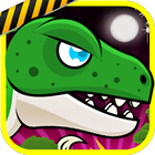 Dinosaur bataille jeu de comba icône