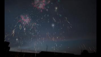 Virtual Fireworks Affiche