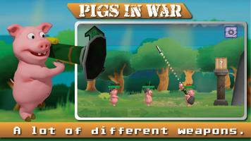 豚の戦争デモ - ストラテジーゲーム ポスター