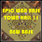 Epic War Base Town Hall 11 ikona