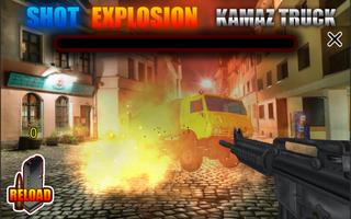 برنامه‌نما Shot Explosion Kamaz Truck عکس از صفحه