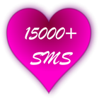 15 000+ Messages SMS d'amour-icoon