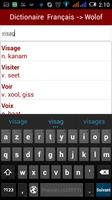 Dictionnaire Francais Wolof screenshot 2