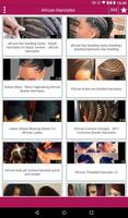 Poster African Hairstyles Women & Men