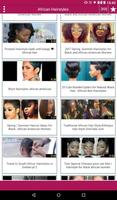 African Hairstyles Women & Men capture d'écran 3
