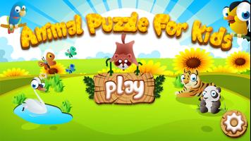 Animal puzzle: Baby games free Affiche