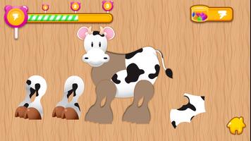 Animal puzzle: Baby games free capture d'écran 3