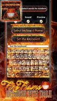 Flammen Tastatur Hintergrundbild Emoji Screenshot 3