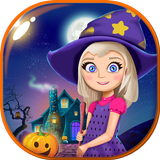 Halloween Poppenhuis Spel-icoon