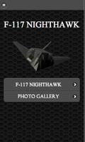 F- 117 Stealth самолета беспла постер