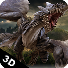 Dragon Monster 3D Wallpaper ikon