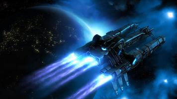 Spaceship HD Live Wallpaper plakat