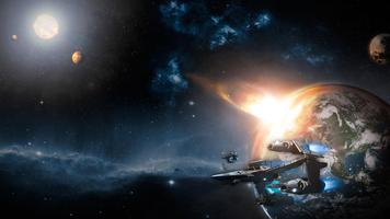 Spaceship HD Live Wallpaper اسکرین شاٹ 3