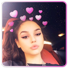 Live Face Camera Free cute & funny motion sticker أيقونة