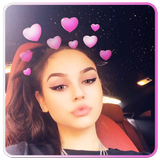 Live Face Camera Free cute & funny motion sticker أيقونة