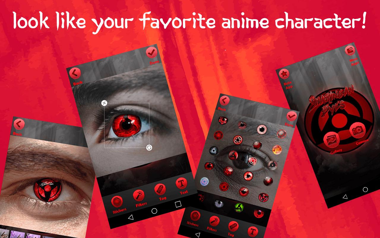 Sharingan Augen Kamera Augenfarbe Andern Fur Android Apk Herunterladen