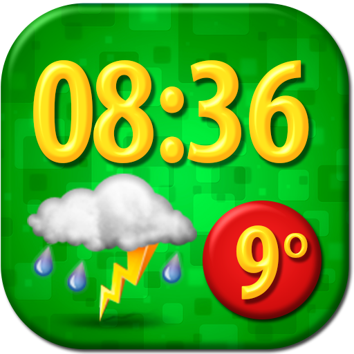 Funny Clock Weather Widget