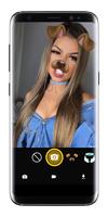 Live Face Camera Free cute & funny motion sticker capture d'écran 1