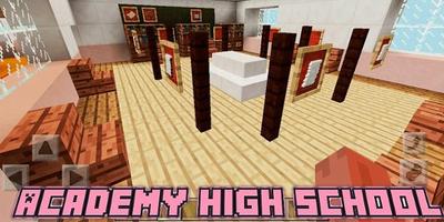 Academy High School Map for MCPE Affiche